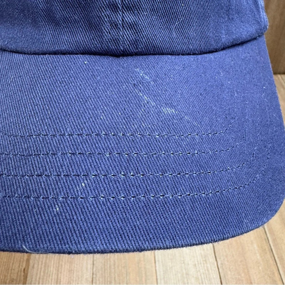 Polo Ralph Lauren Youth size 4-7 Navy Dad Hat with Pale Yellow Pony Logo - Picture 7 of 7